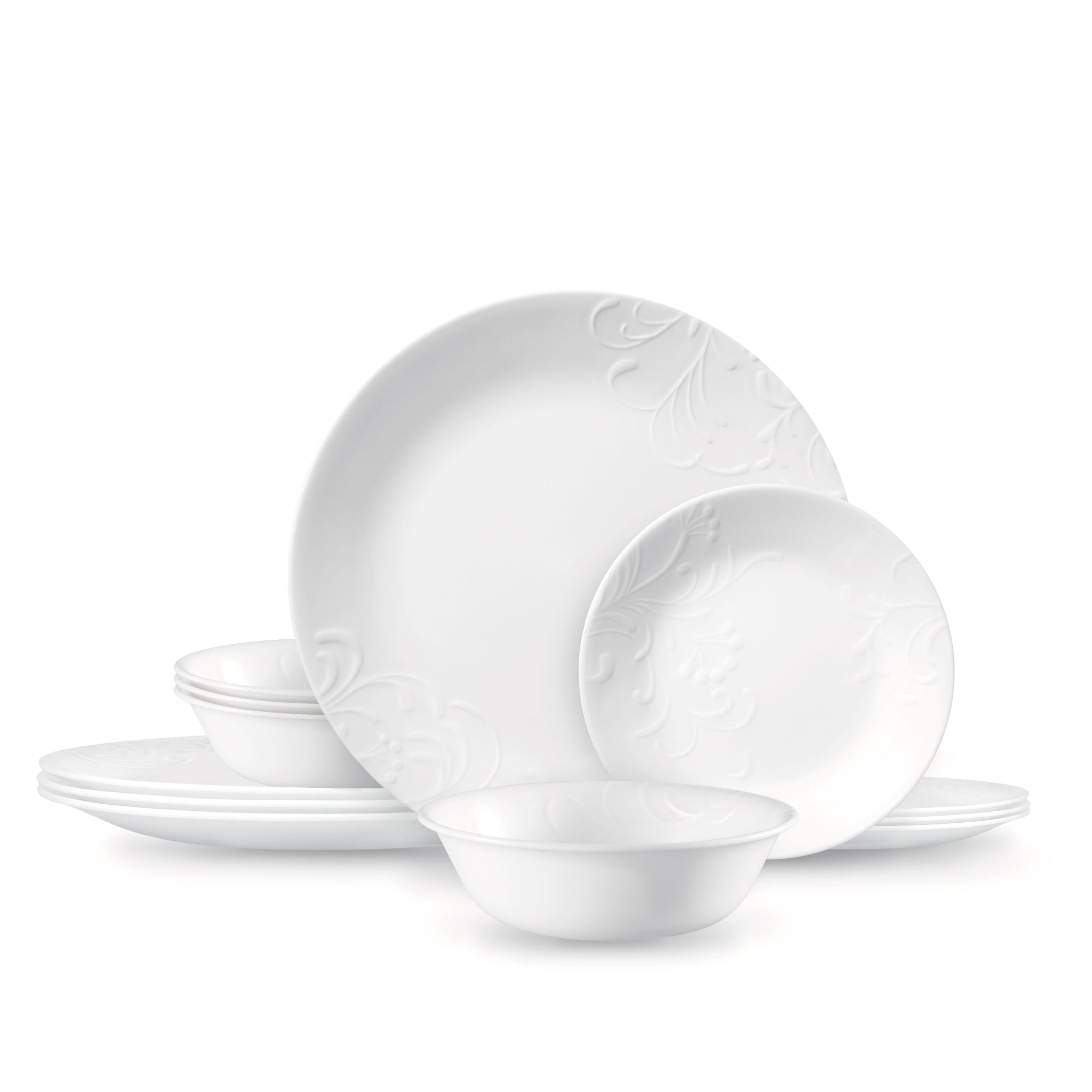 Corelle Madeline 12-piece Dinnerware Set. Service for 4