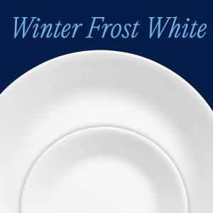 Alternative view of Corelle Winter Frost White 12-piece Dinnerware Set. Service for 4