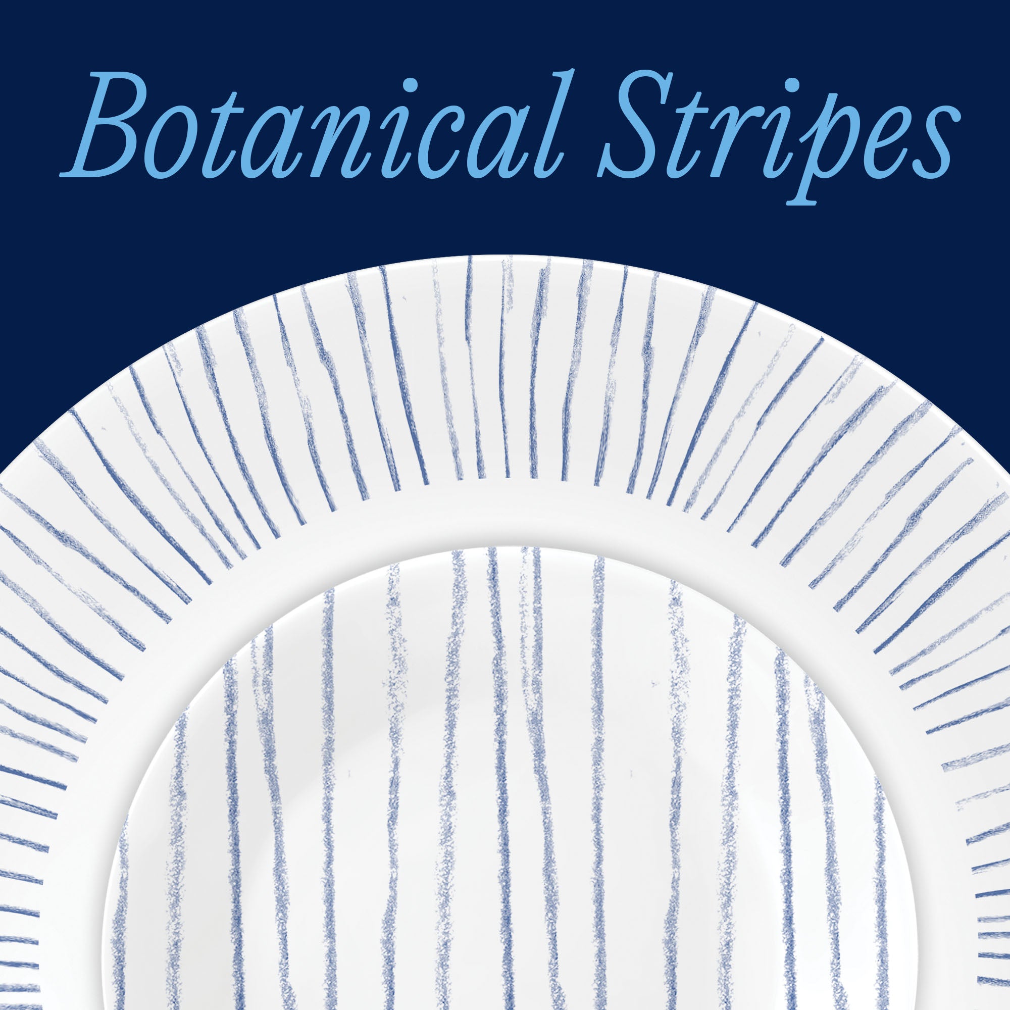 Corelle Nautical Stripes 18-piece Dinnerware Set. Service for 6 - Image 2