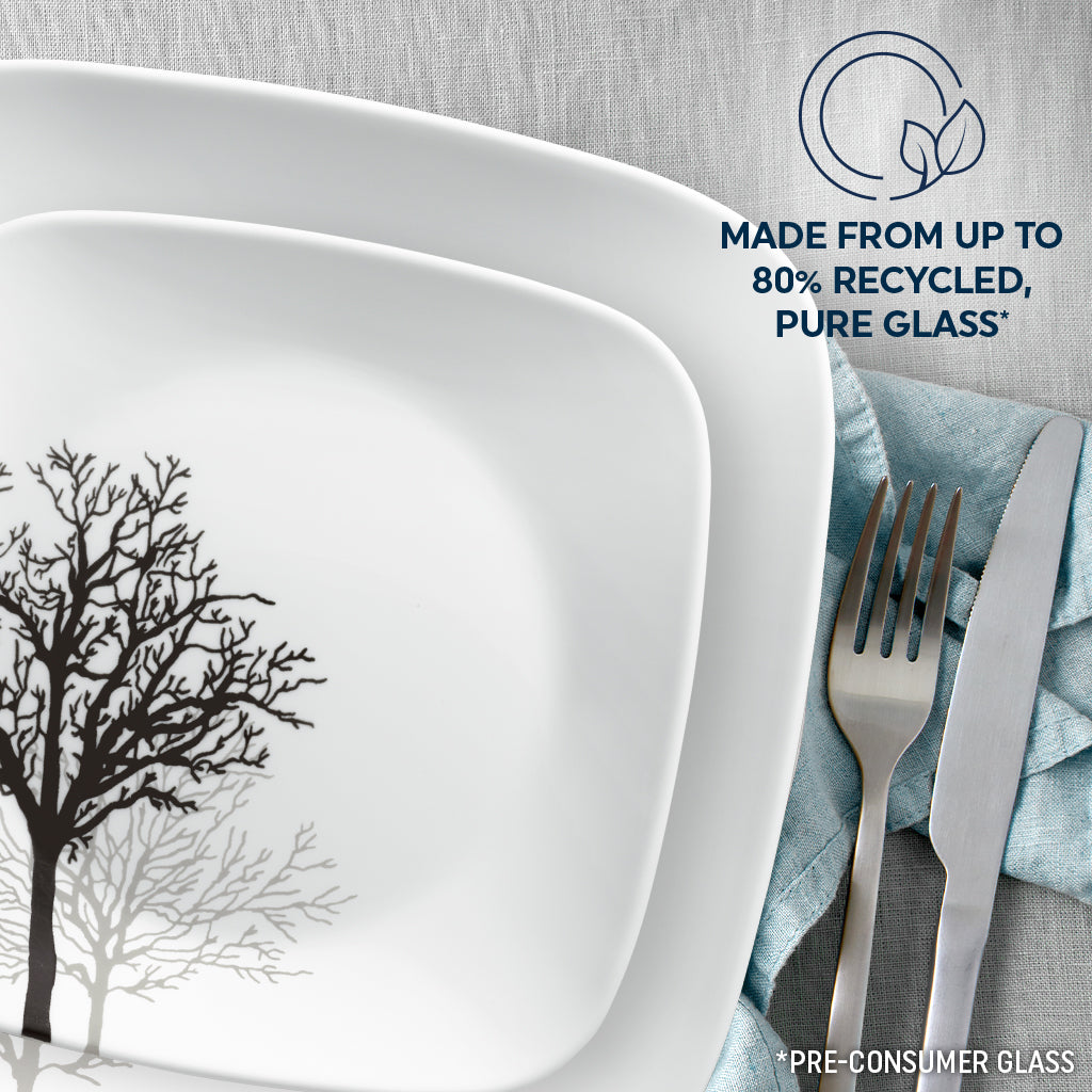 Corelle Timber Shadows 12-piece Dinnerware Set. Service for 4 - Image 6