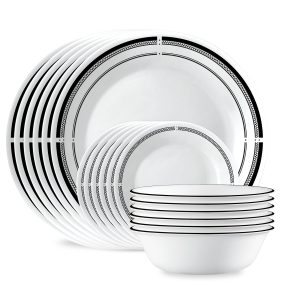 Corelle Brasserie 18-piece Dinnerware Set. Service for 6