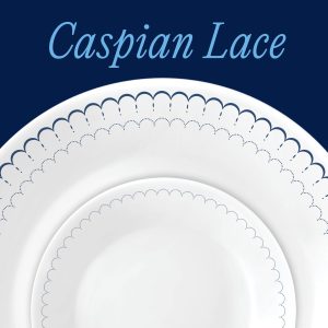 Alternative view of Corelle Caspian Lace 18-piece Dinnerware Set. Service for 6