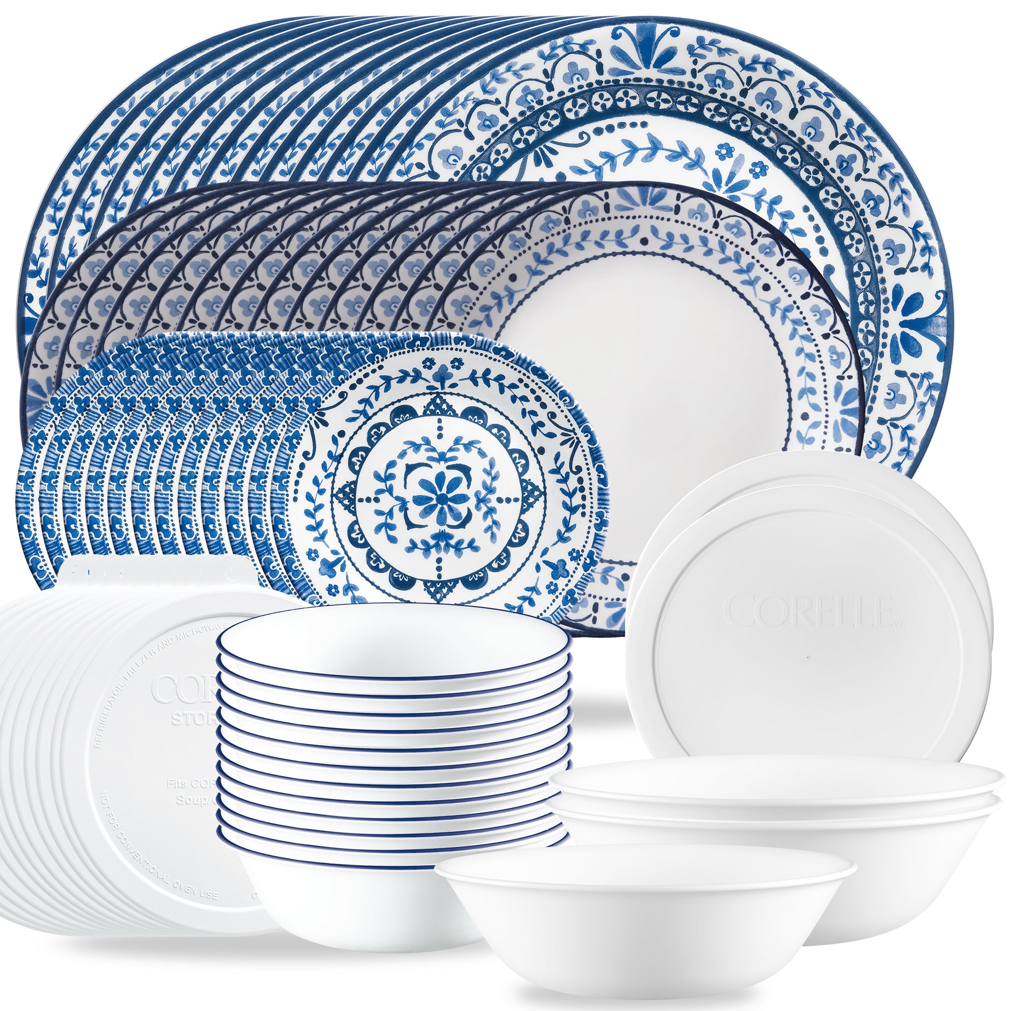Corelle Portofino 78-piece Dinnerware Set. Service for 12