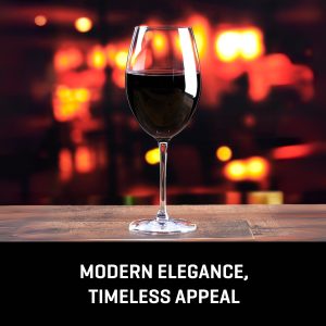 Alternative view of Lucaris Bangkok Bliss Cabernet Glasses (4-Pieces). 16-ounce. Dishwasher Safe. Lead-free Crystalline
