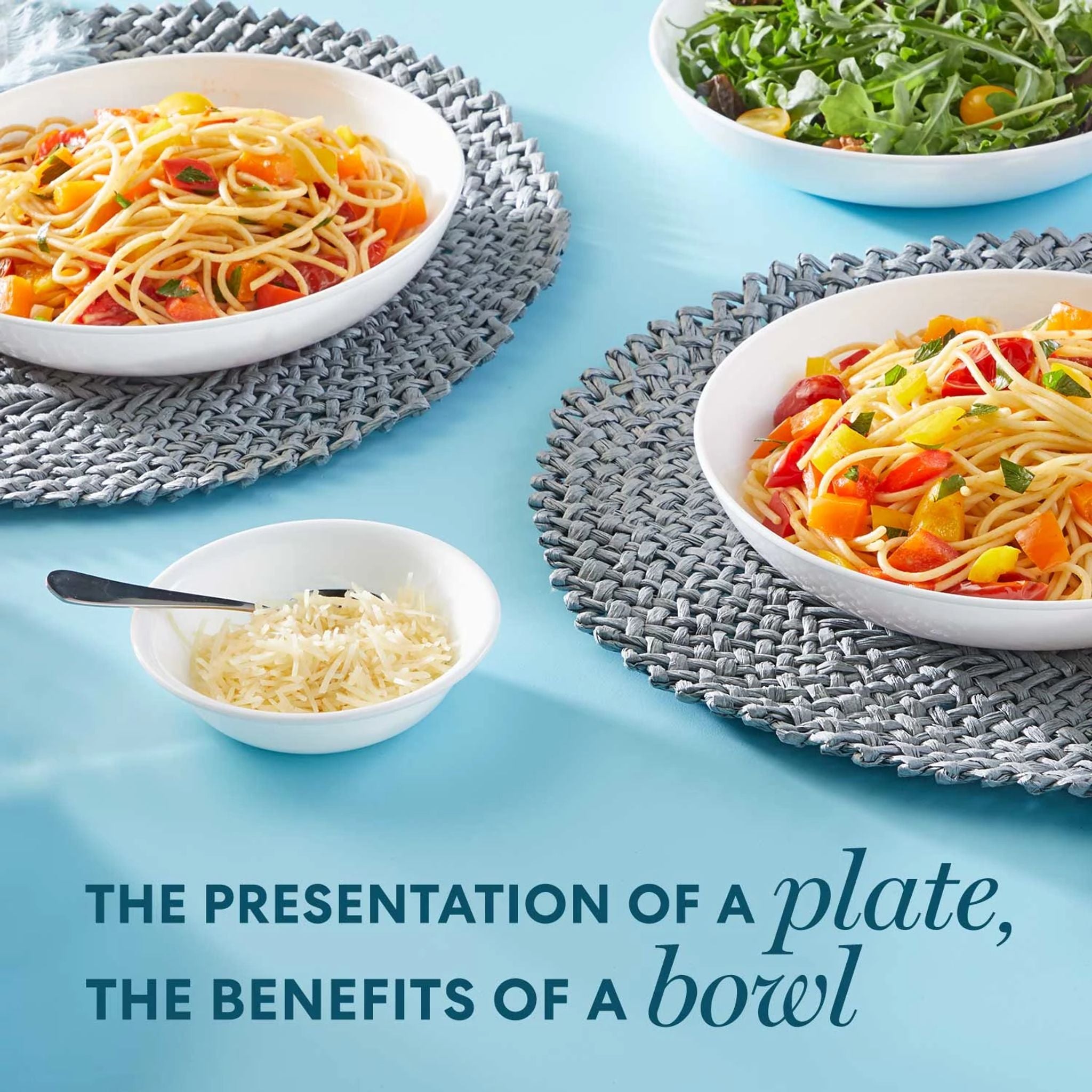 Corelle Winter Frost White 30-ounce Versa Meal Bowl - Image 4