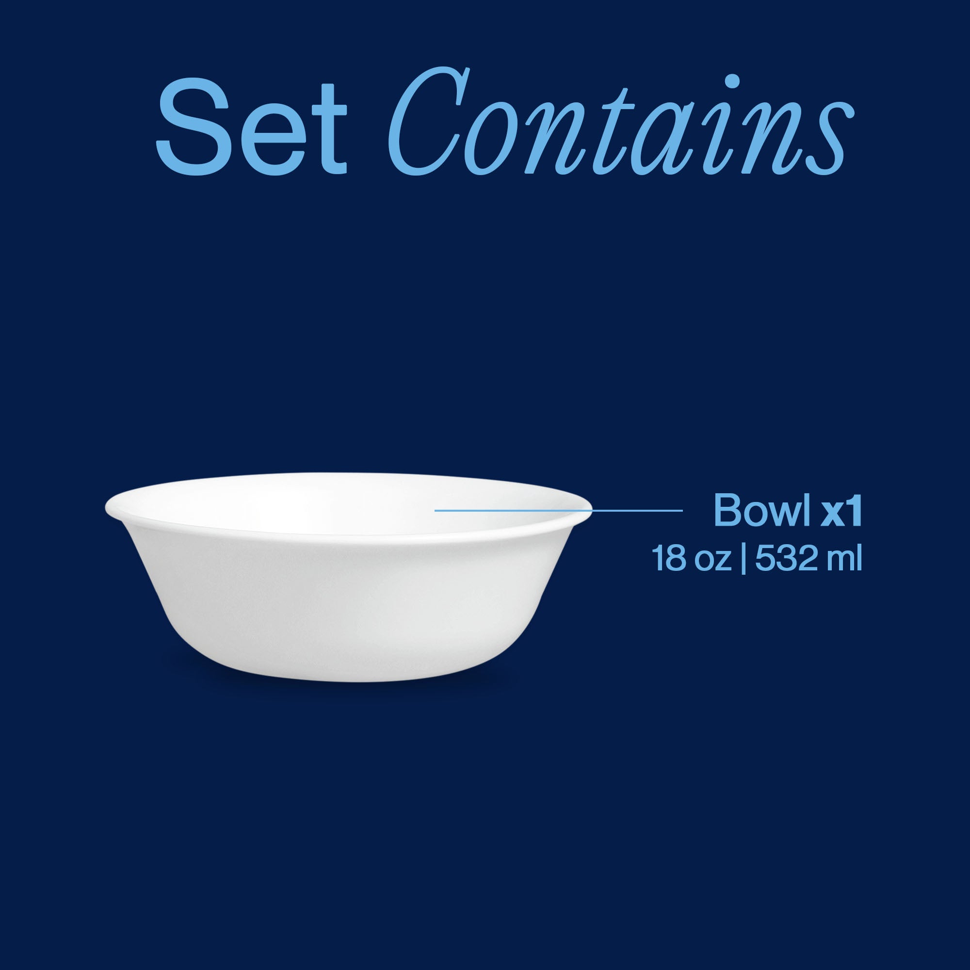 Corelle Winter Frost White 18-ounce Cereal Bowl - Image 3