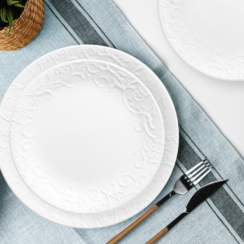 Corelle Bella Faenza Dinnerware Set C Service for 6 + Serving Bowl - Image 3