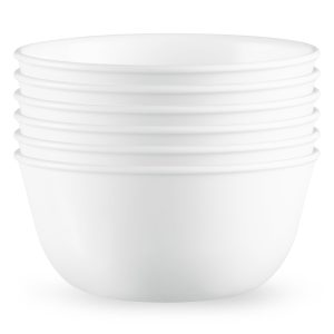 Alternative view of Corelle Winter Frost White Dinnerware Set C Service for 6 + Soup Bowls