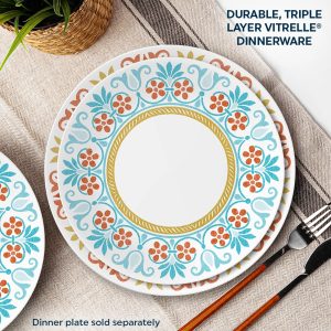 Alternative view of Corelle Global Collection Terracotta Dreams 8.5 Salad Plate