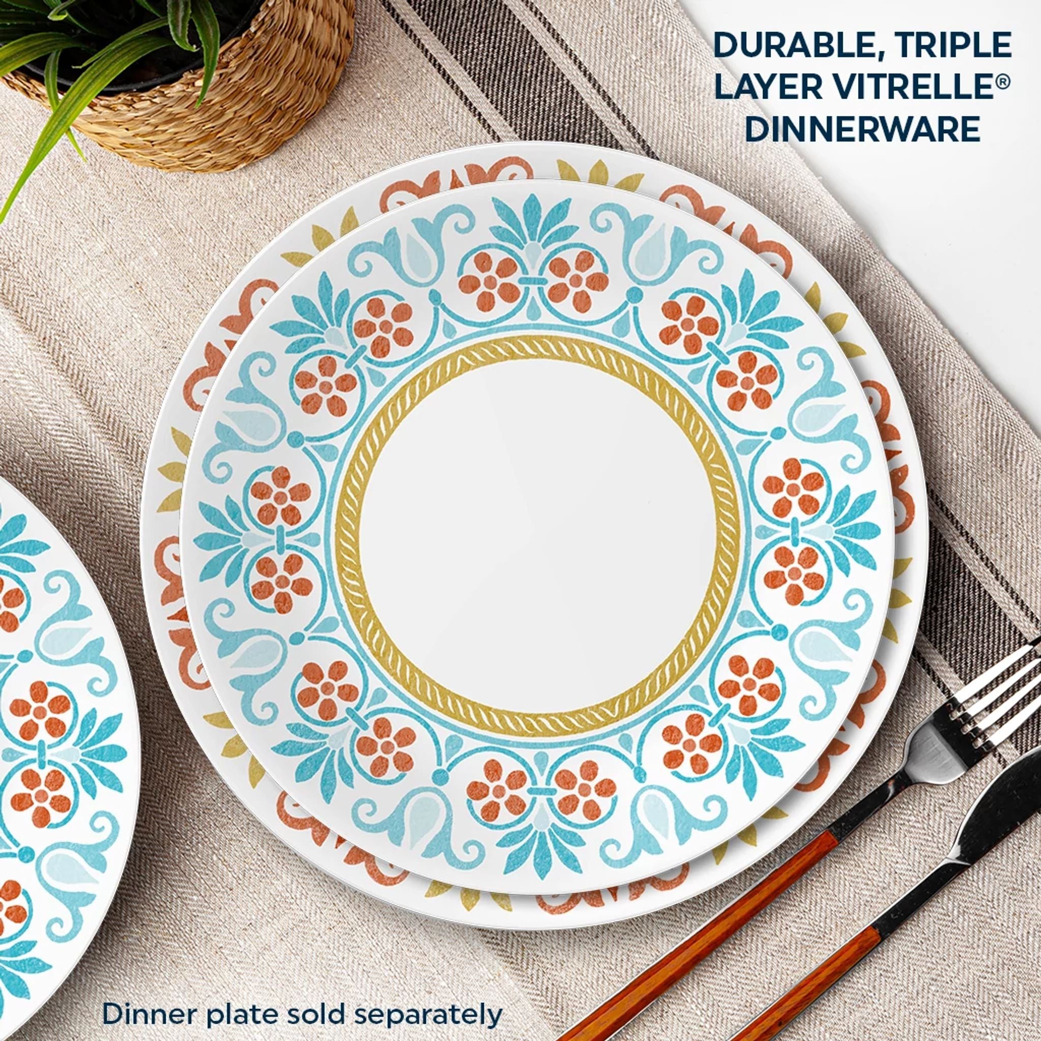 Corelle Global Collection Terracotta Dreams 8.5 Salad Plate - Image 2