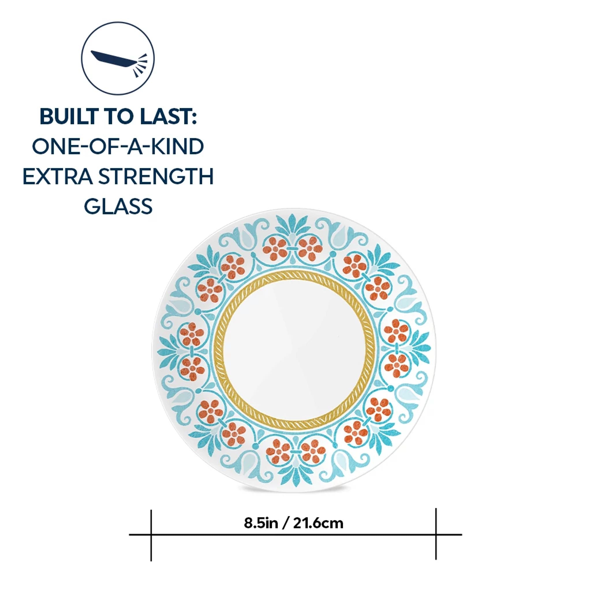Corelle Global Collection Terracotta Dreams 8.5 Salad Plate - Image 4