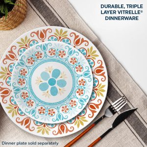 Alternative view of Corelle Global Collection Terracotta Dreams 6.75 Appetizer Plate