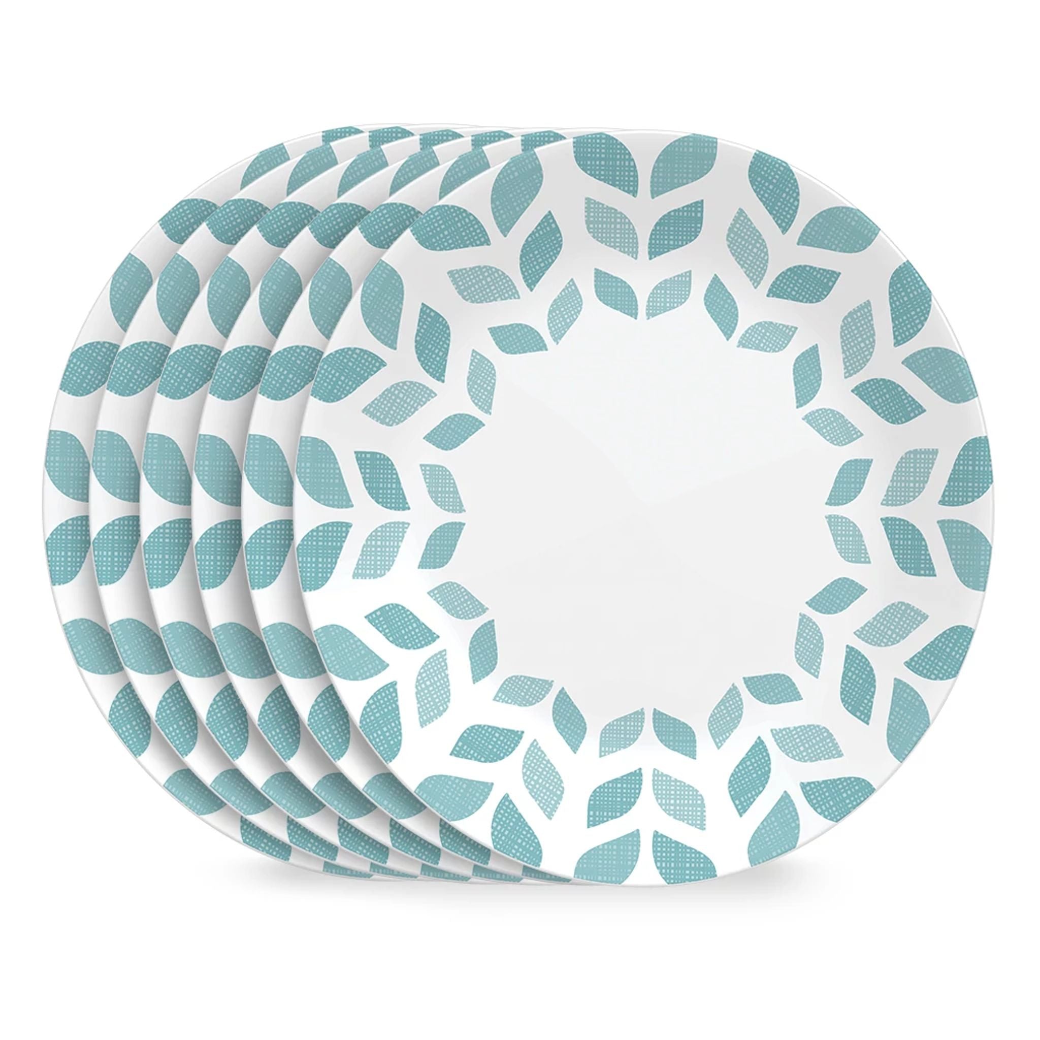 Corelle Global Collection Northern Pines 8.5 Salad Plates. 6-pack