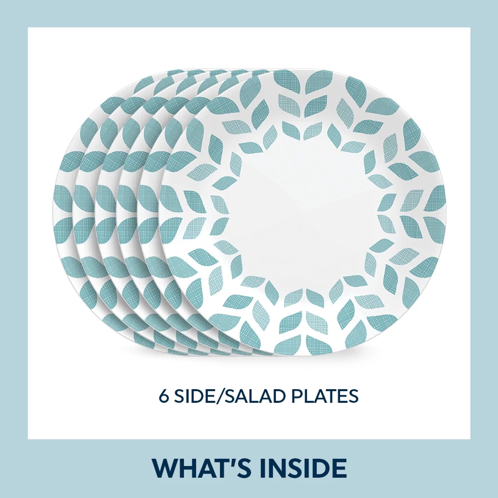Corelle Global Collection Northern Pines 8.5 Salad Plates. 6-pack - Image 6