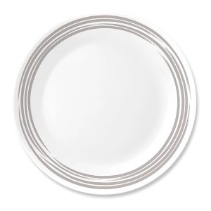Corelle Brushed Silver 10.25 Dinner Plate