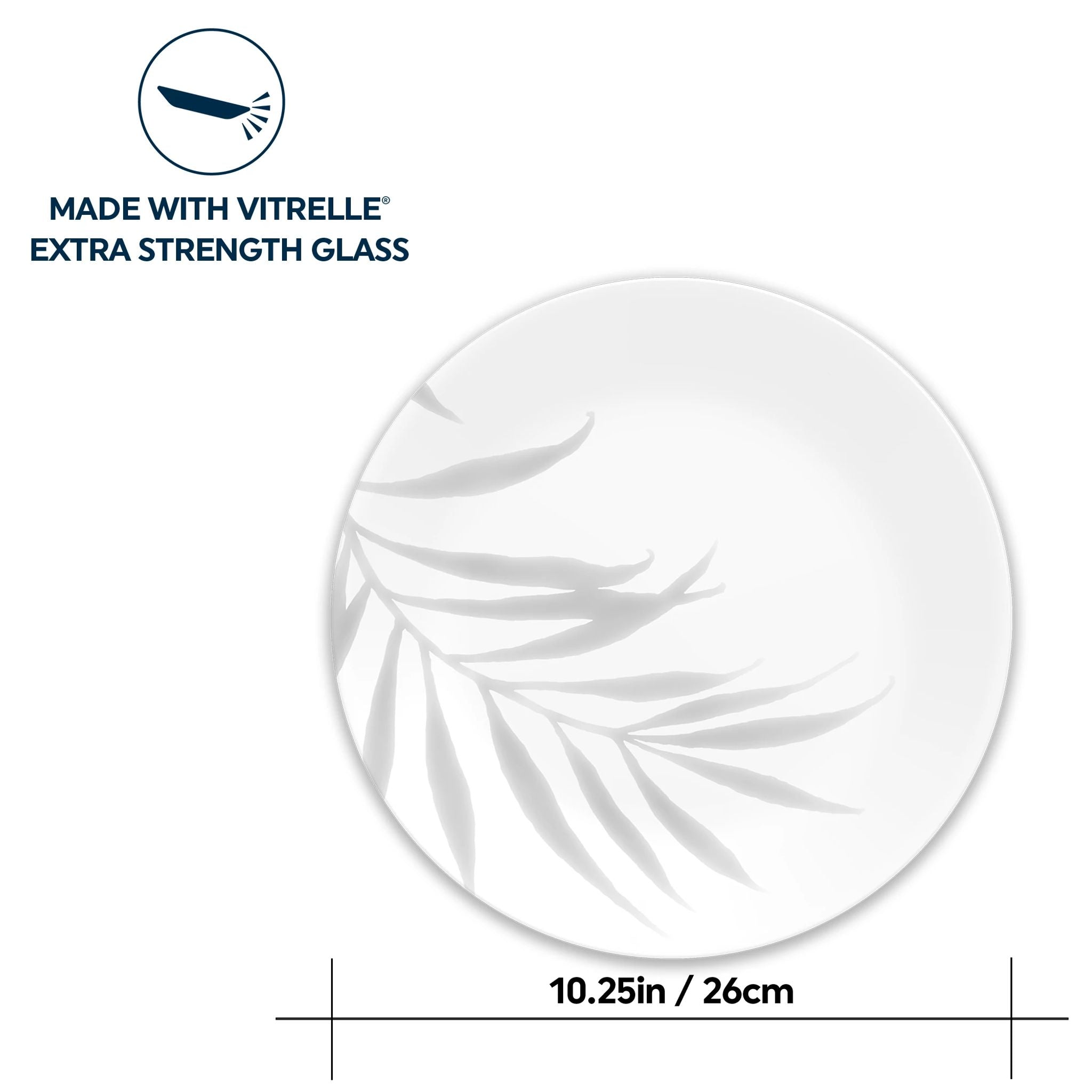 Corelle Solar Print 10.25 Dinner Plate. EXCLUSIVE - Image 4