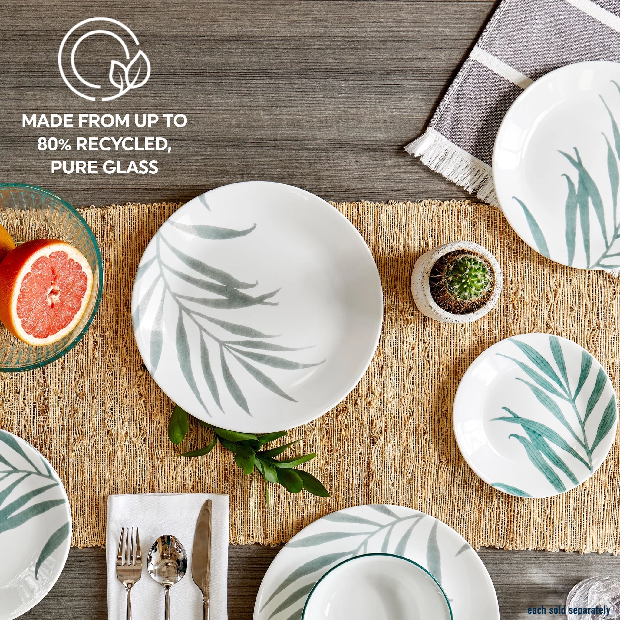 Corelle Solar Print 10.25 Dinner Plate. EXCLUSIVE - Image 5