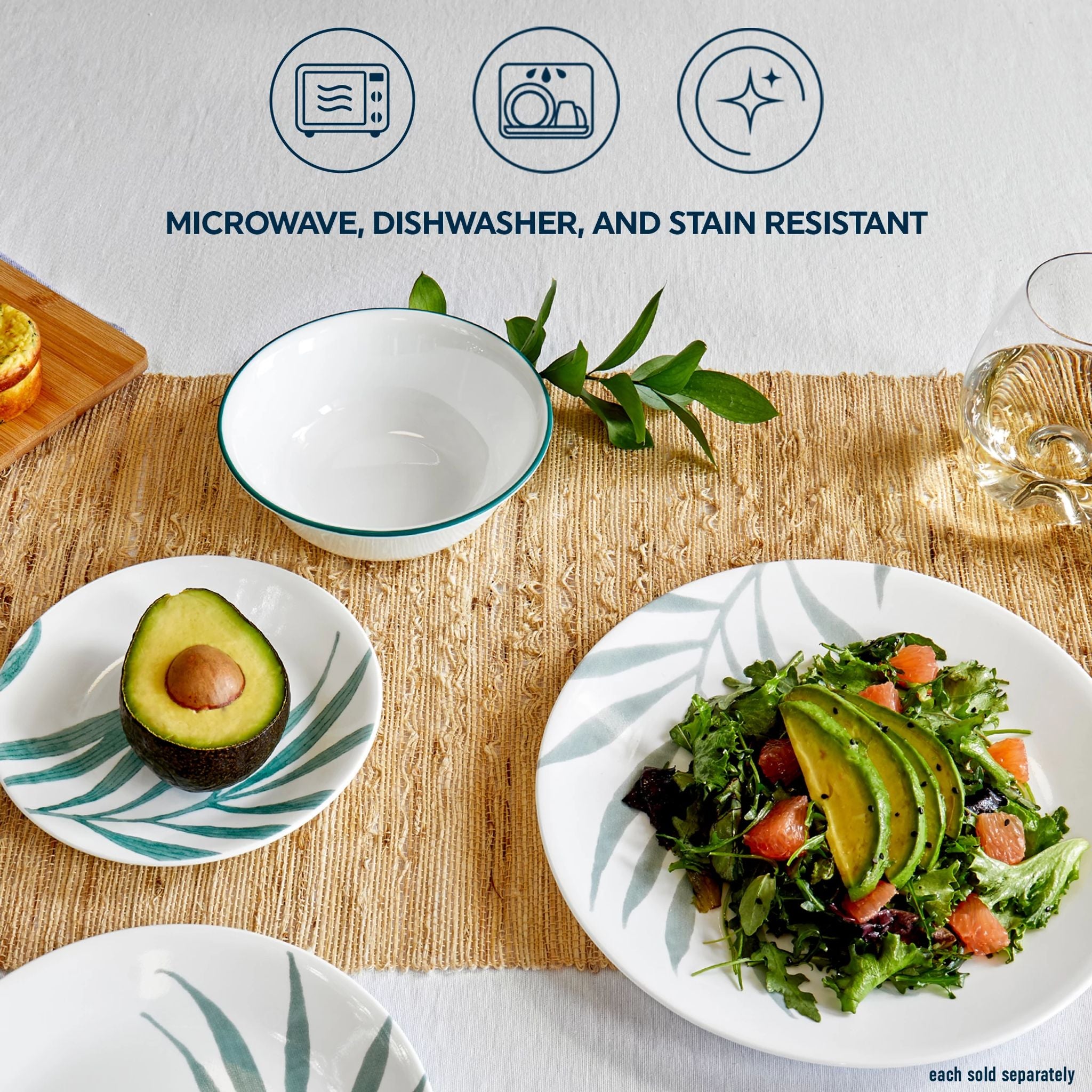 Corelle Solar Print 8.5 Salad Plate. EXCLUSIVE - Image 3