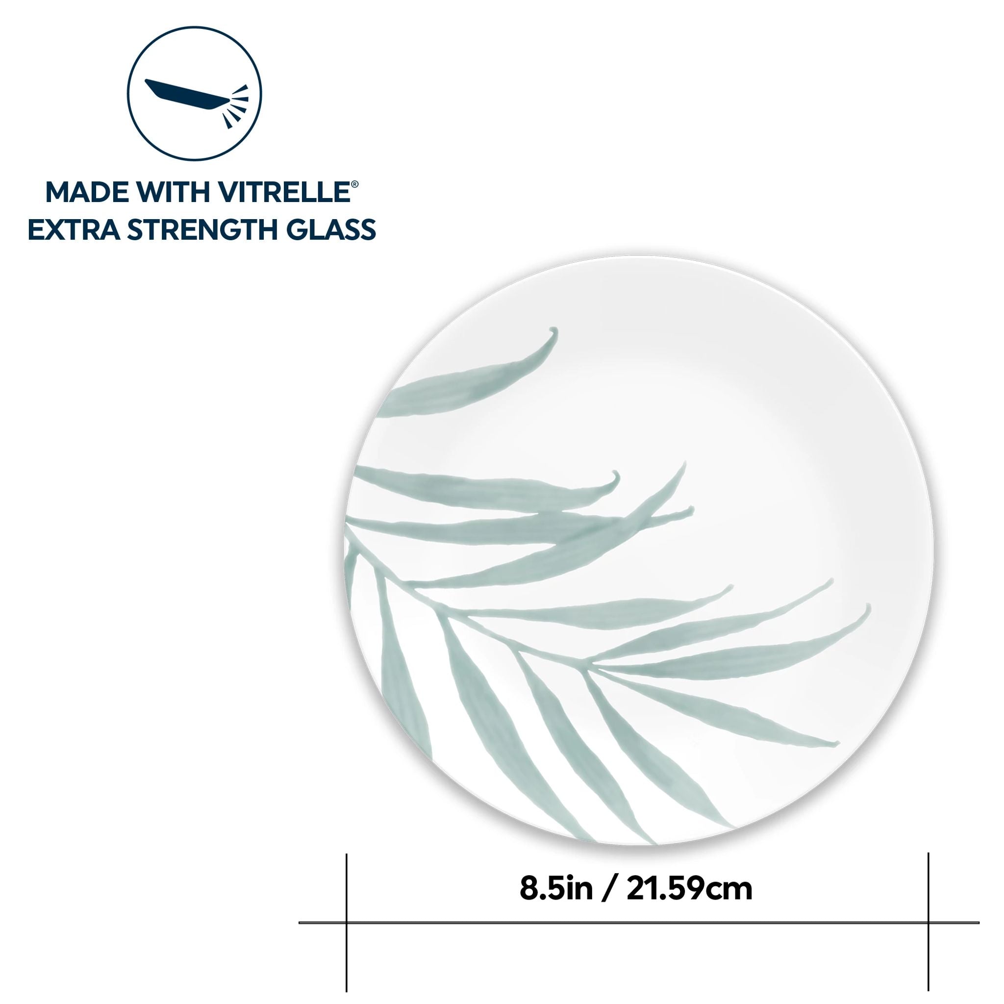 Corelle Solar Print 8.5 Salad Plate. EXCLUSIVE - Image 4