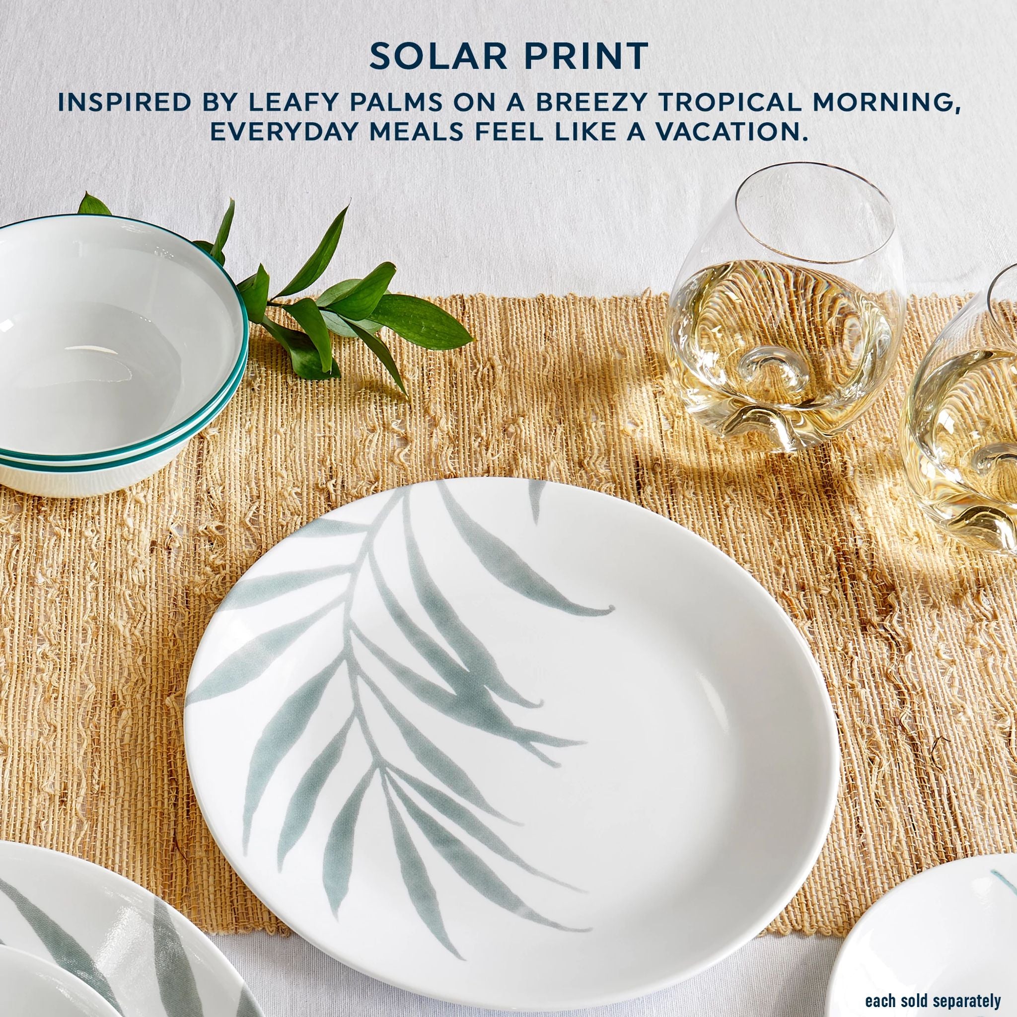 Corelle Solar Print 8.5 Salad Plate. EXCLUSIVE - Image 6