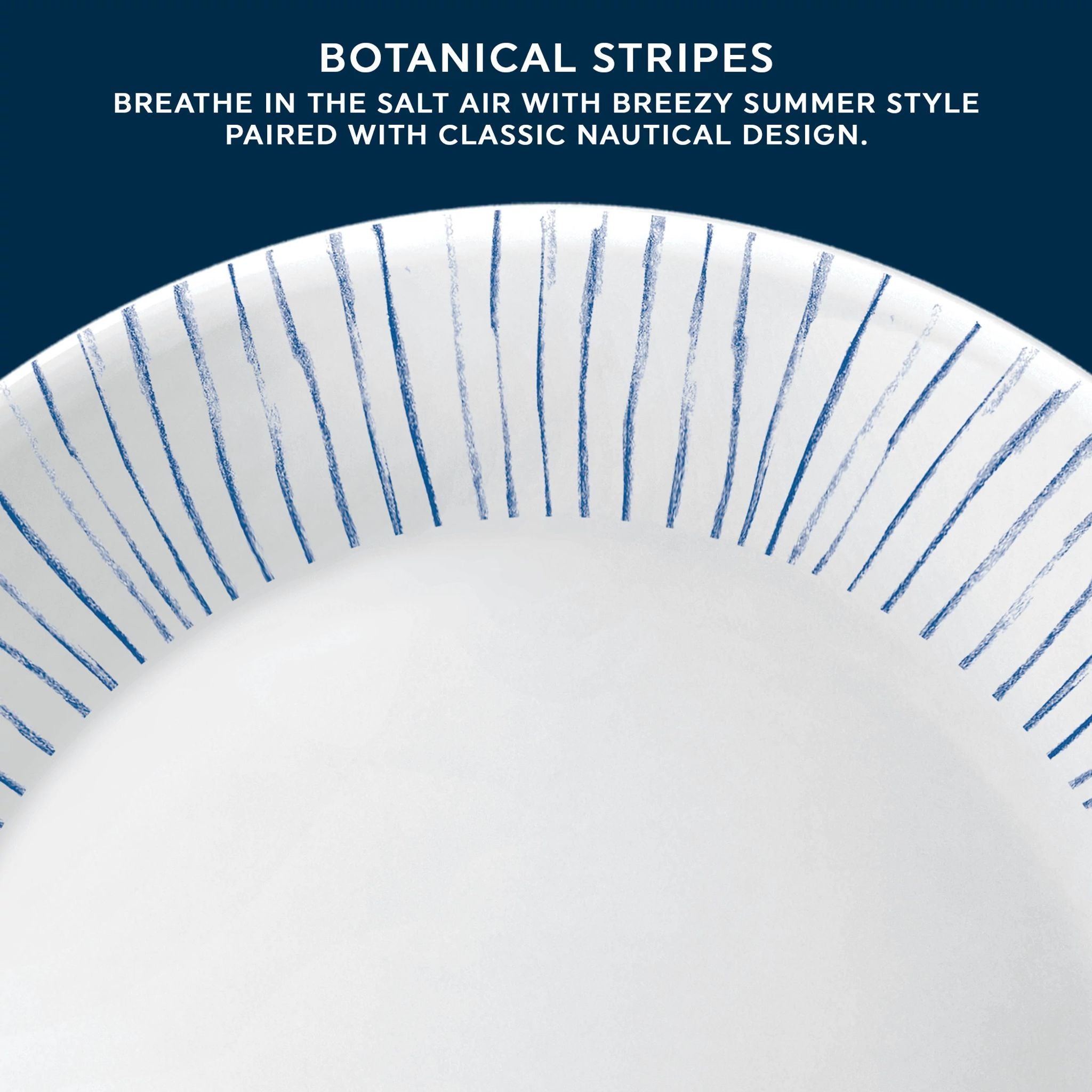 Corelle Botanical Stripes 10.25 Dinner Plate - Image 2