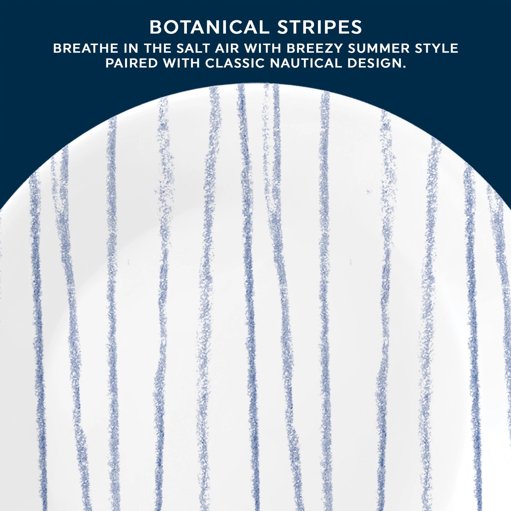 Corelle Botanical Stripes 6.75 Appetizer Plate - Image 2