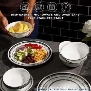 Alternative view of Corelle® Brasserie 6.75 Appetizer Plate. 6-pack
