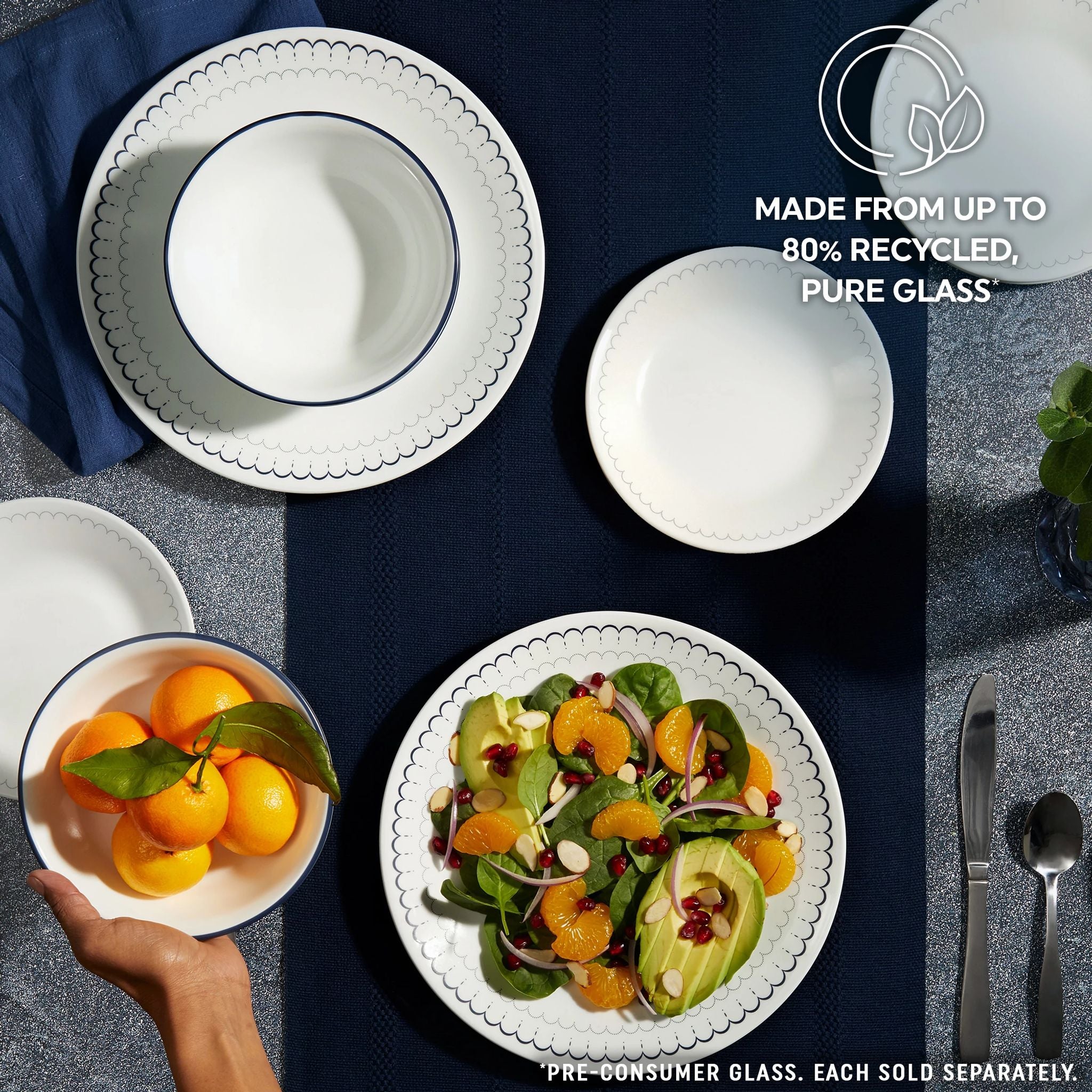 Corelle Caspian Lace 10.25 Dinner Plates. 6-pack - Image 5