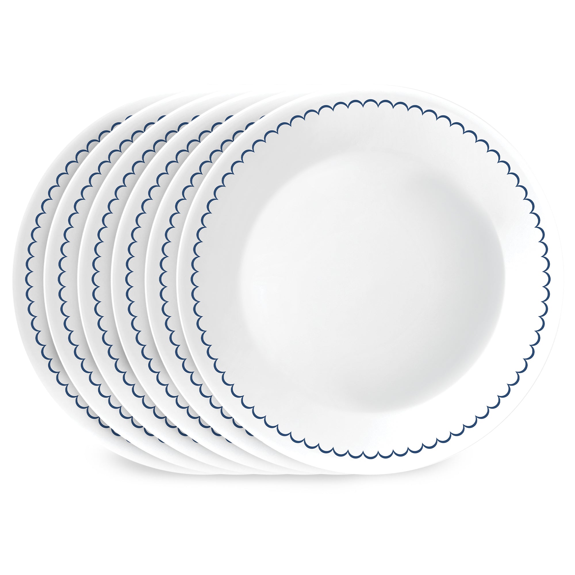 Corelle Caspian Lace 8.5 Lunch Plate. 6 pack