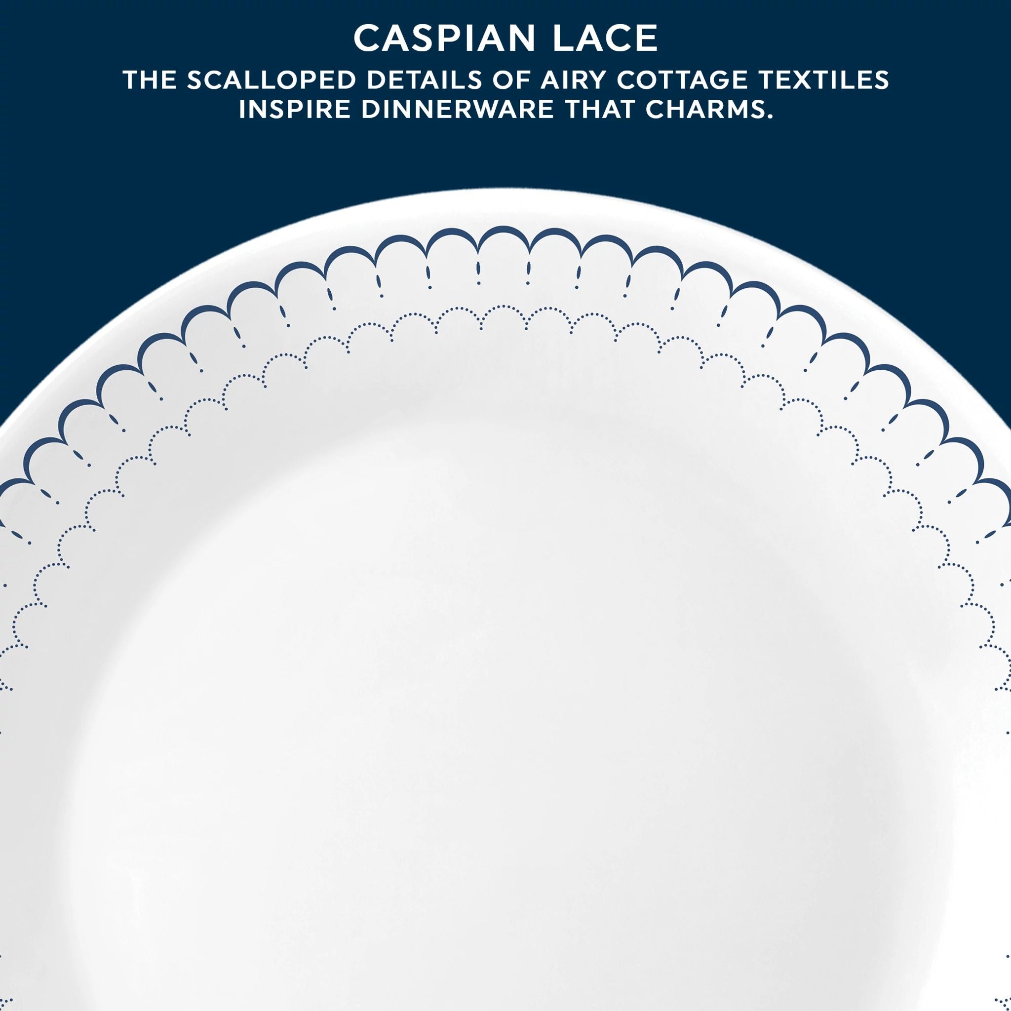 Corelle Caspian Lace 10.25 Dinner Plate - Image 2