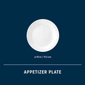 Alternative view of Corelle® Caspian Lace 6.75 Appetizer Plate. 6-pack