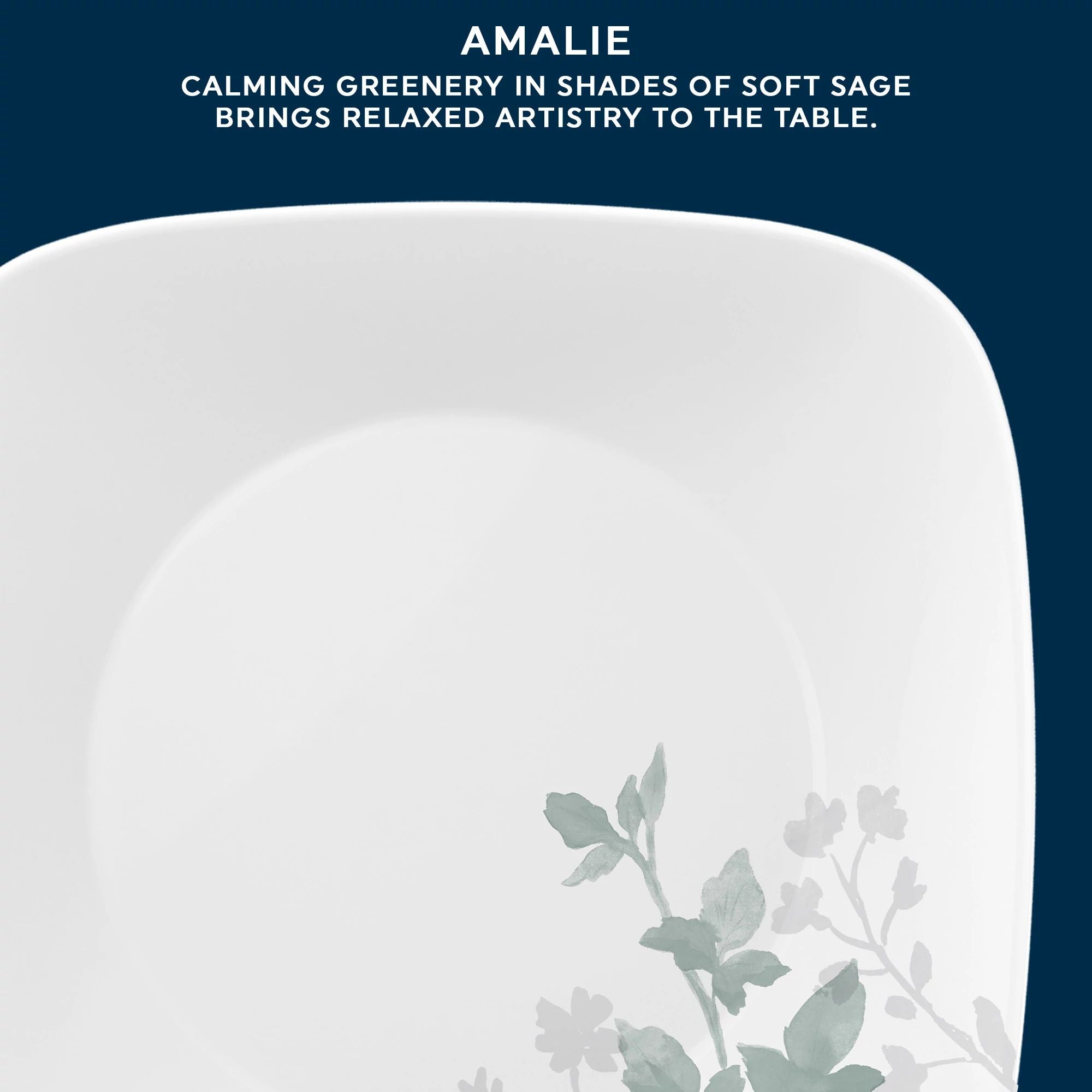Corelle Square Amalie 9 Salad Plate - Image 4