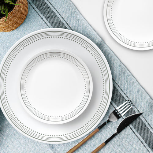 Corelle Mystic Gray 12-piece Dinnerware Set. Service for 4 - Image 2