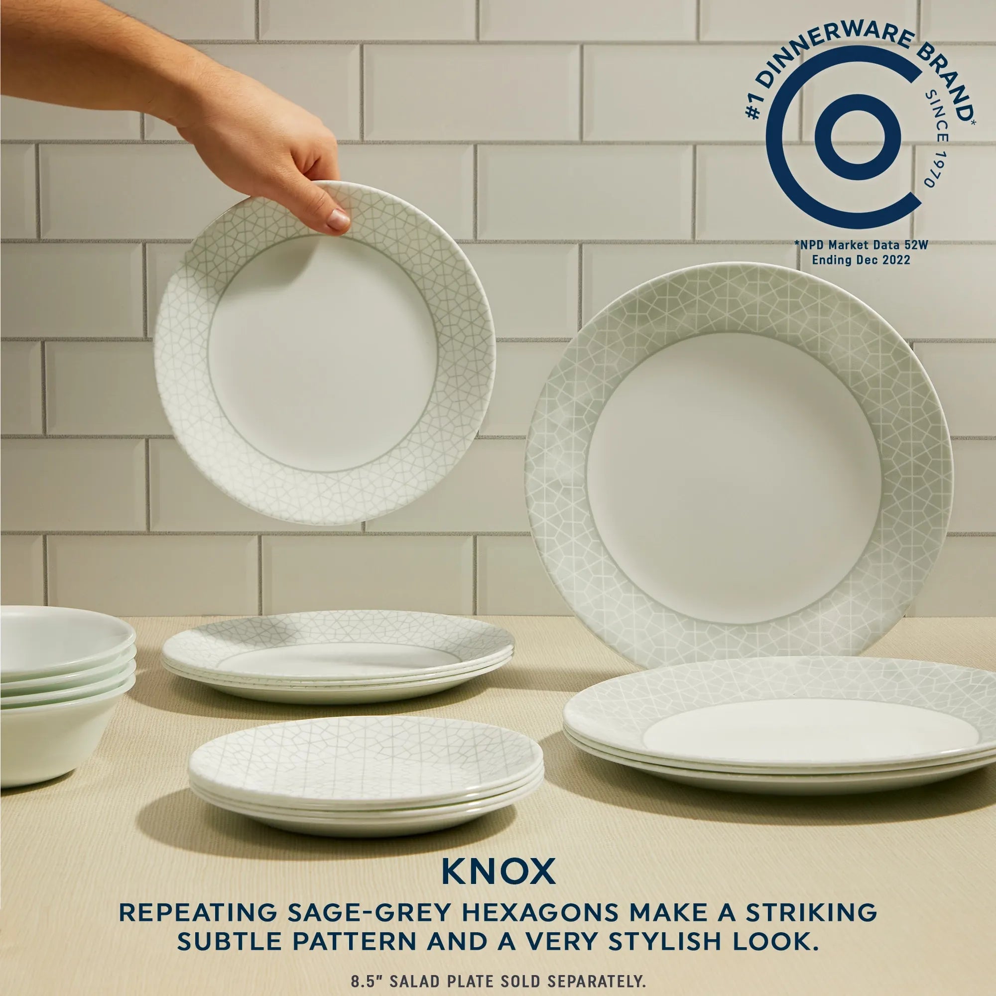 Corelle Knox 18-piece Dinnerware Set. Service for 6 - Image 3