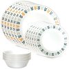 Corelle Anders 18-piece Dinnerware Set. Service for 6