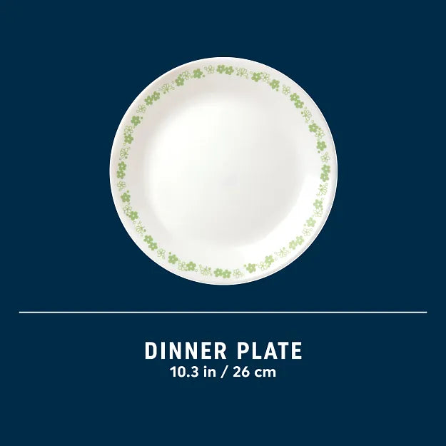 Corelle Spring Blossom Green 10.25 Dinner Plate - Image 7