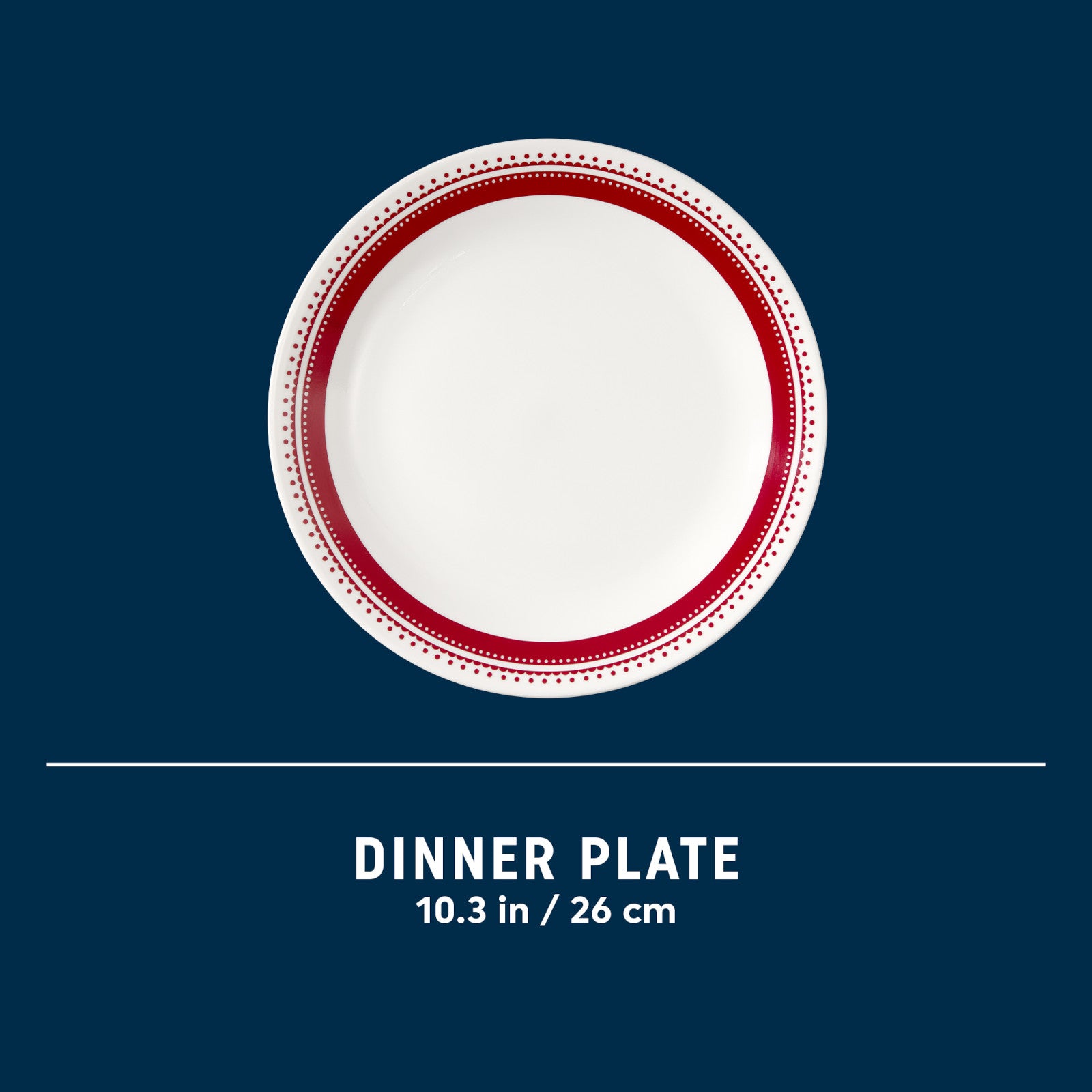 Corelle Sadie 10.25 Dinner Plate - Image 6