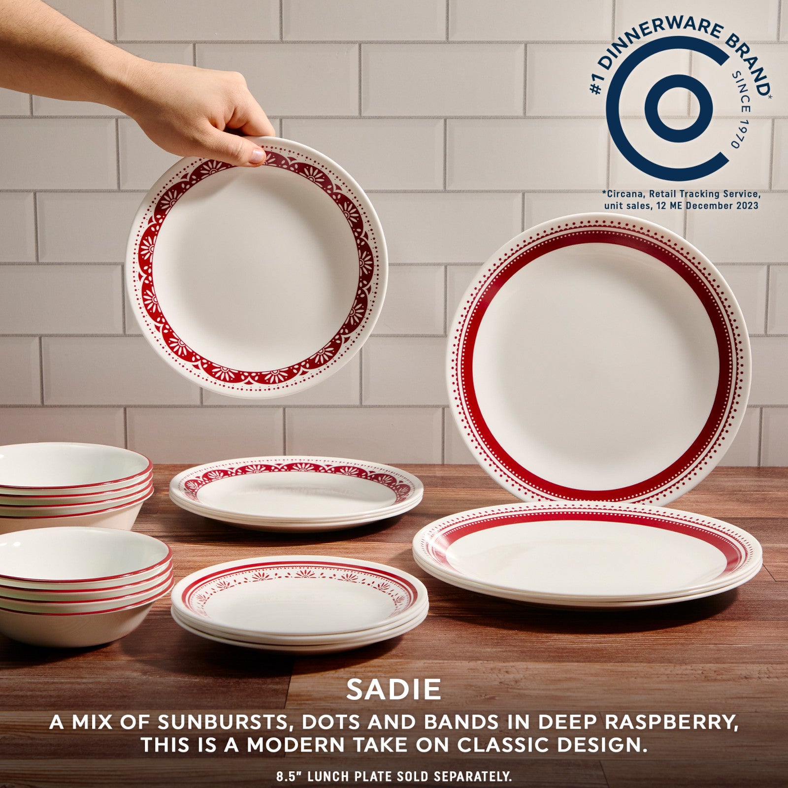 Corelle Sadie 16-piece Dinnerware Set. Service for 4 - Image 3