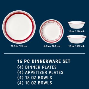 Alternative view of Corelle® Sadie 16-piece Dinnerware Set. Service for 4