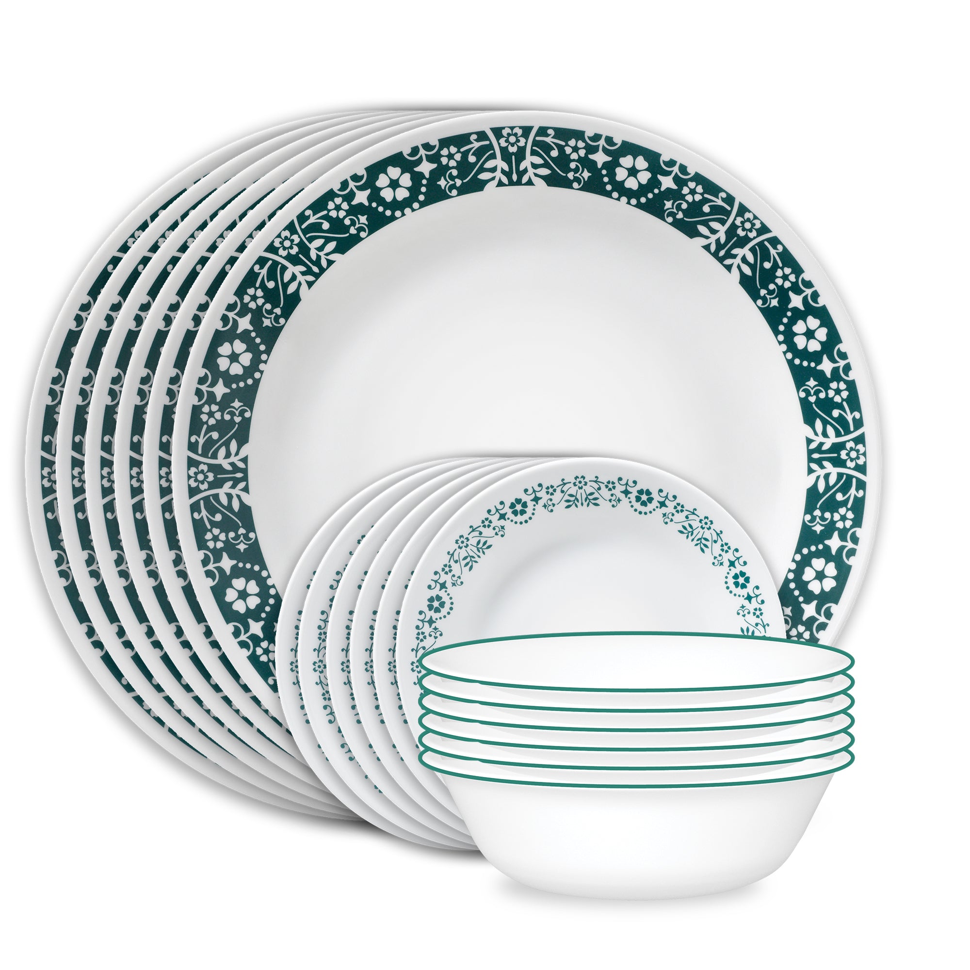 Corelle Penelope 18-piece Dinnerware Set. Service for 6