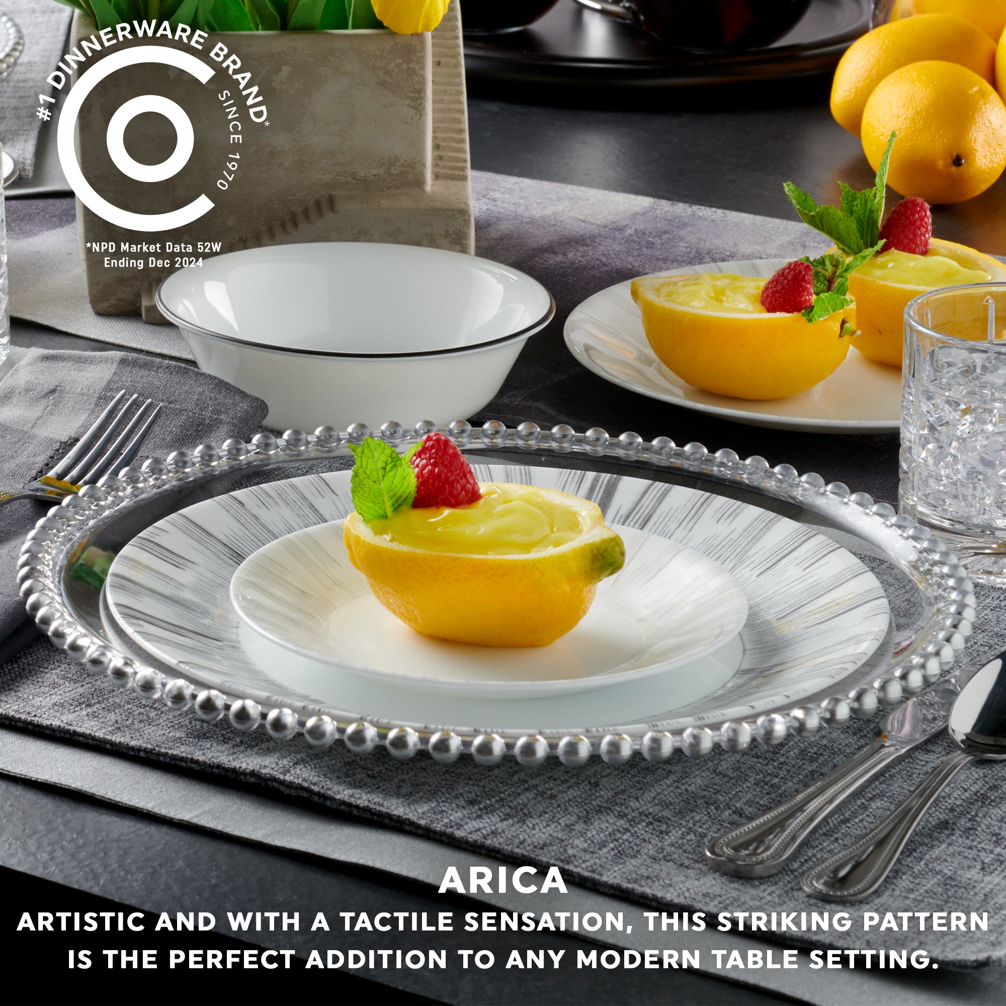 Corelle Arica 18-piece Dinnerware Set. Service for 6 - Image 2