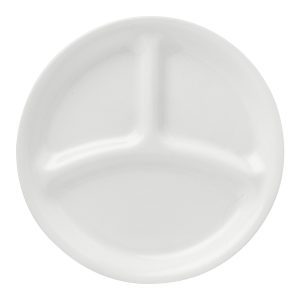 Corelle Winter Frost White 8.5 Divided Salad Plate